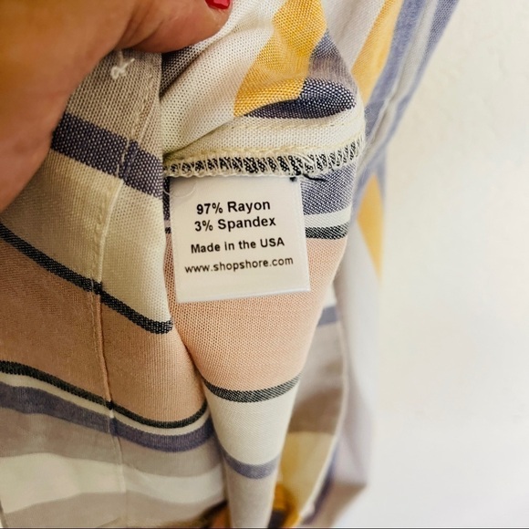 SHORE Kohala Jumpsuit Stripe Women’s Size Medium - Picture 11 of 12